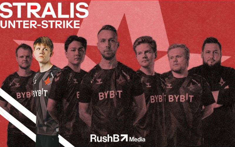 Bubzkji with the Astralis roster